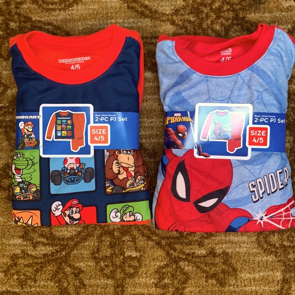 Two toddler 2pc set pajamas - NWT